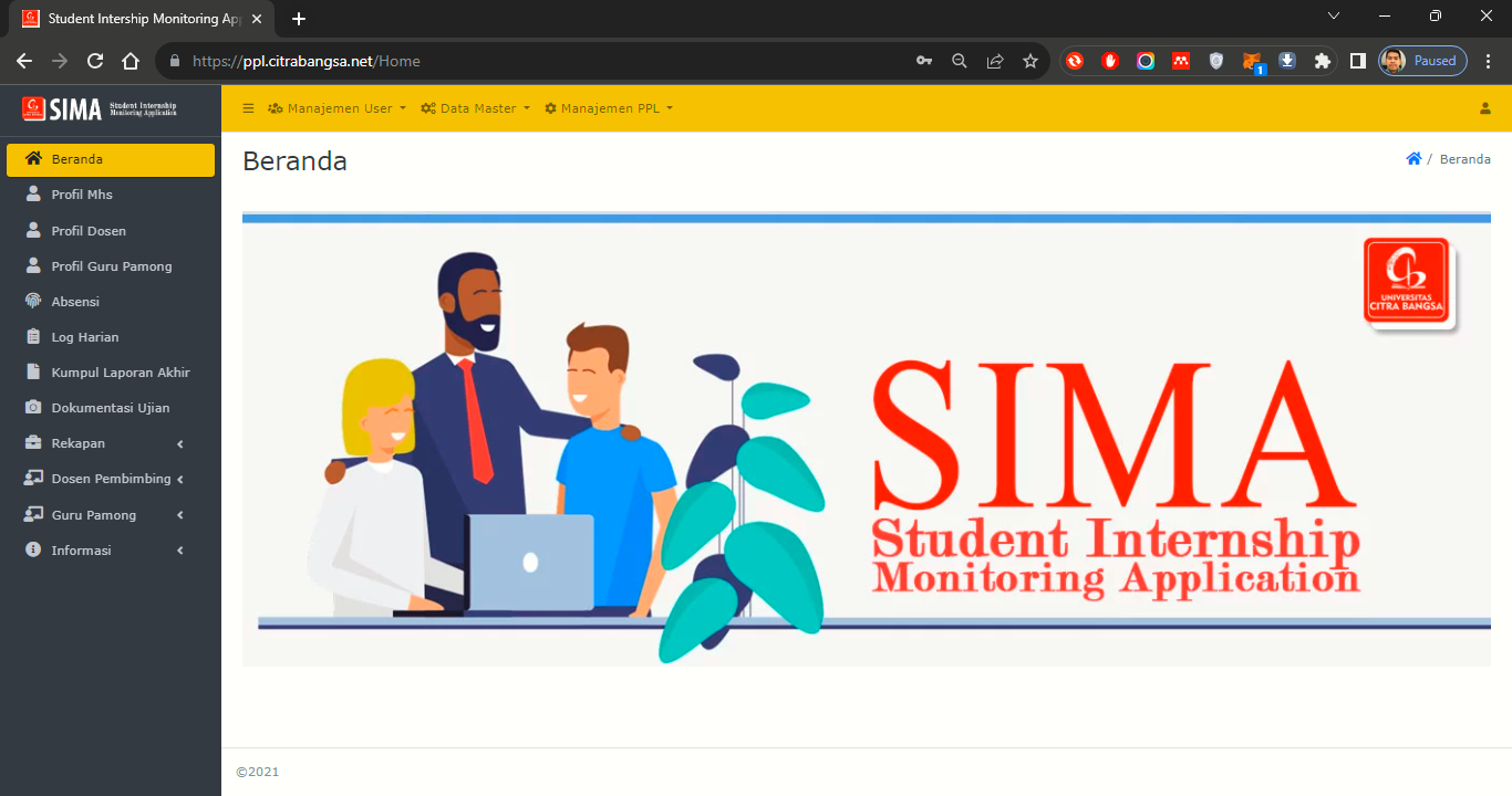 Sistem Informasi Monitoring Mahasiswa PPL